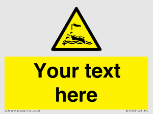 Custom Warning wind over tide conditions